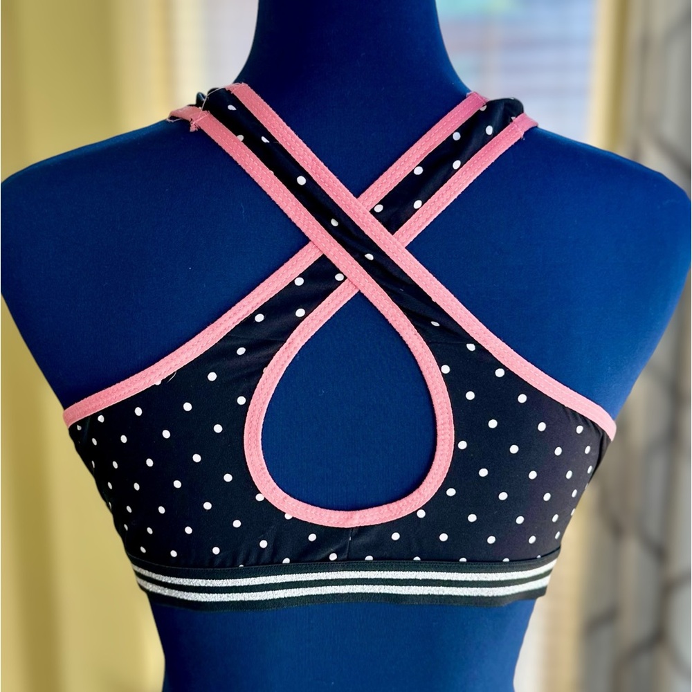 EUC Plus Size Black & White Polka Dot Bra - Picture 7 of 12